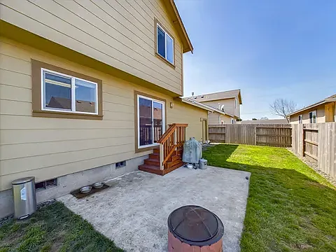 Backyard view from rear