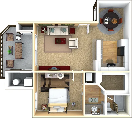Floor plan Residence 1 Luxury