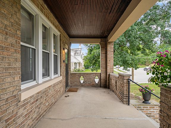 Porch and front door