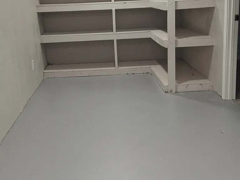 Basement storage area