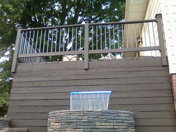 Color Waterfall and Deck!