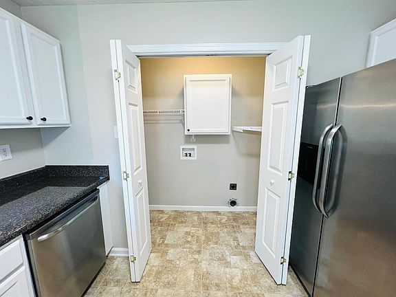 Laundry room with washer & dryer hookups.