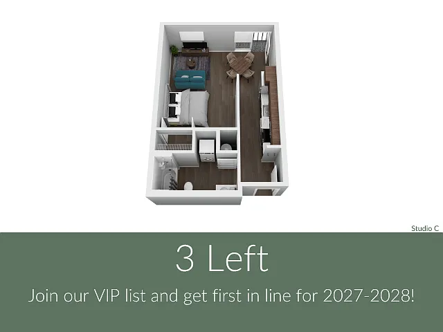 Floor plan Studio C