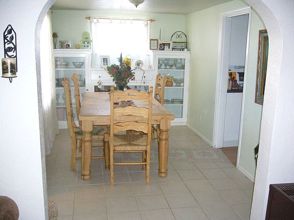 tiled dining room