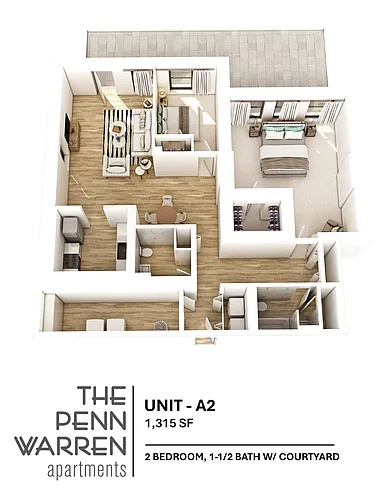 Floor plan 2 Bedroom