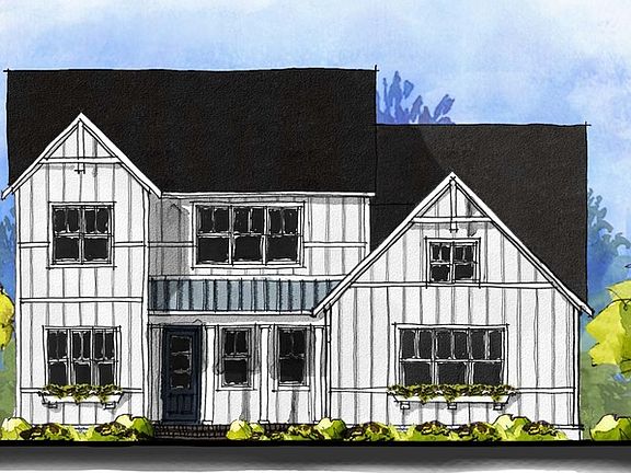 Huntley - Modern Farmhouse 3-Car Side Load Garage Note Renderings may show optional features