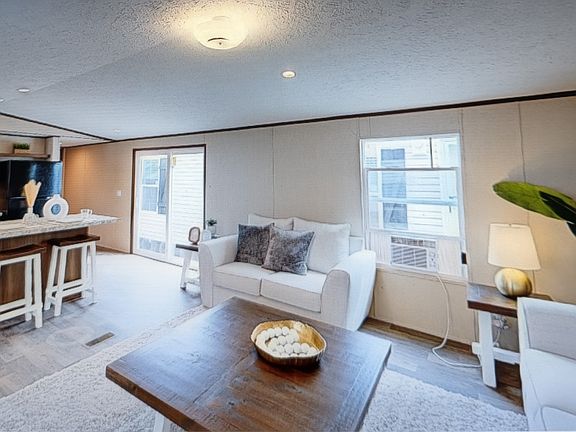 Living room and Island Kitchen