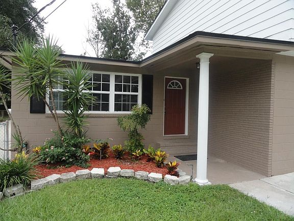 Freshly landscaped