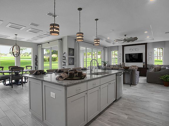 Beatrix Model Floor plan at On Top of the World Communities new homes Ocala, FL Kitchen