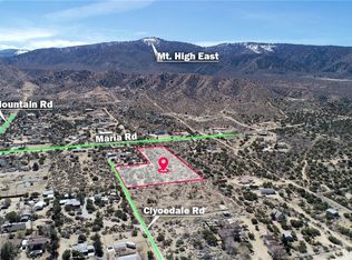 0 Clyoedale Rd, Pinon Hills, CA 92372