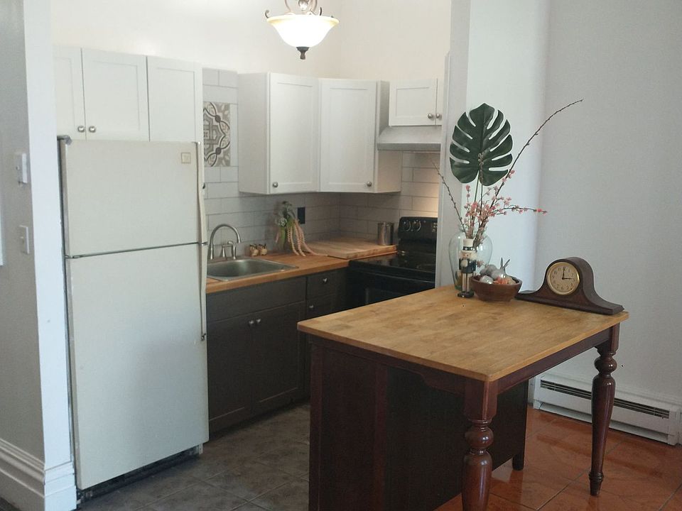 Kitchen with new cabinets and island