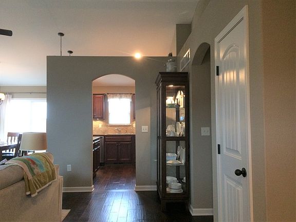 view as you walk in the door