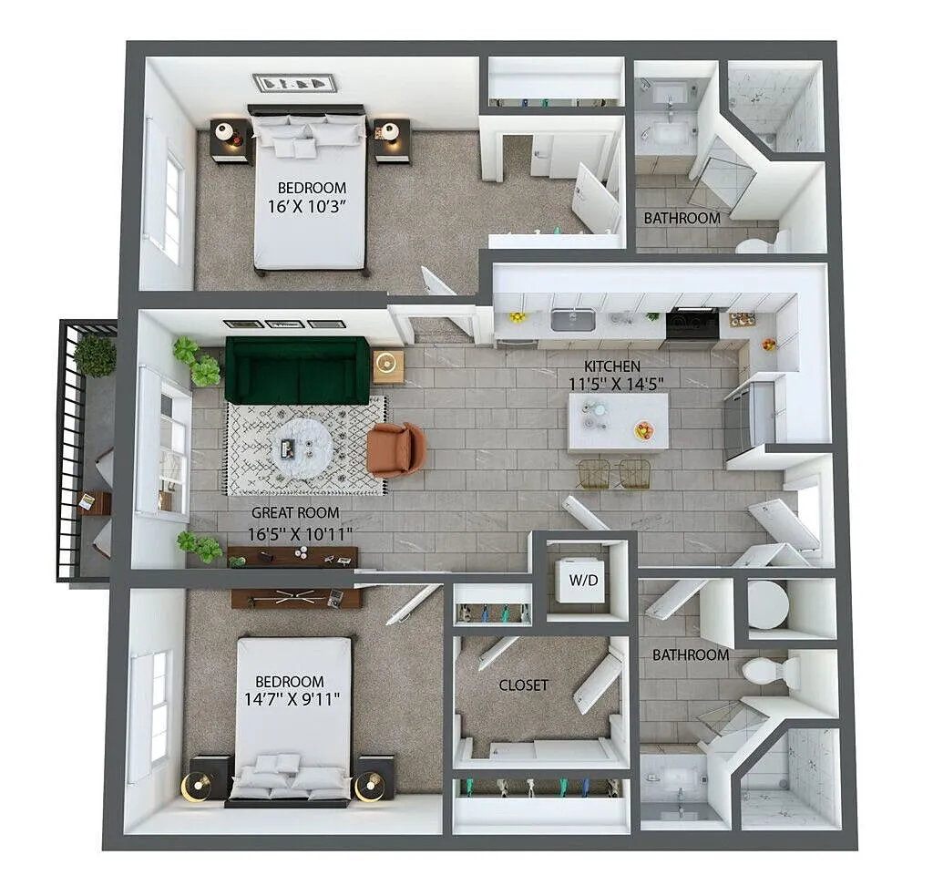 Floor plan The Urban - B1 LL