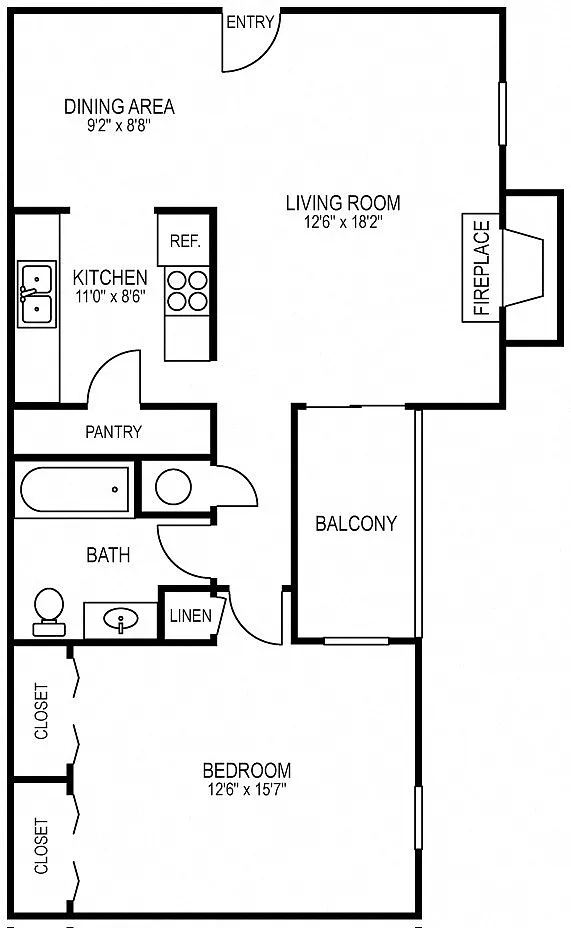 Floor plan The Wedgewood