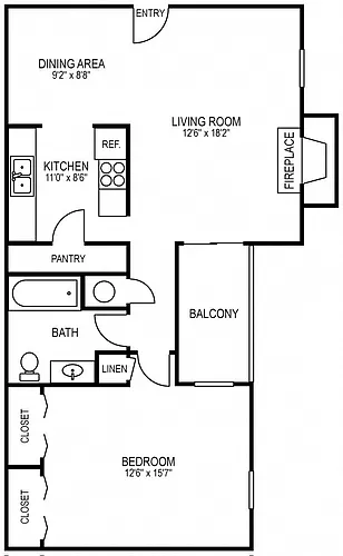 Floor plan The Wedgewood