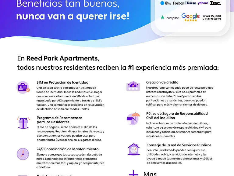Paquete de Beneficios para Residentes