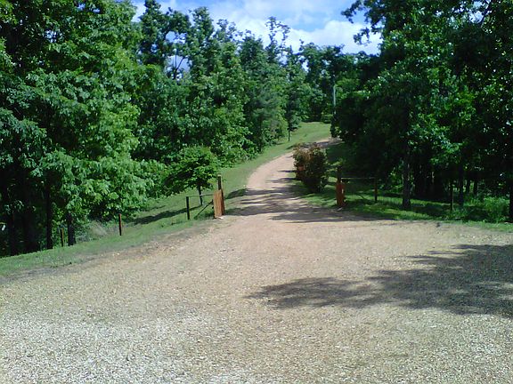 Driveway from house