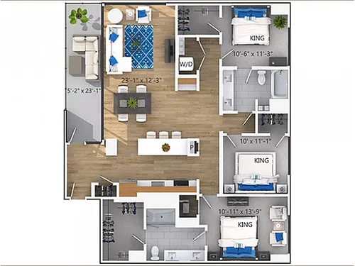 Floor plan D6