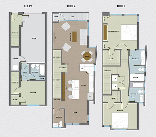 Floor plan Middle Unit