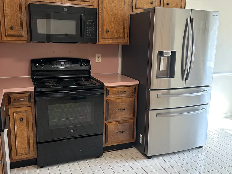 Kitchen with Samsung refrigerator