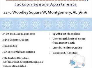 4320 Woodley Sq APT 222A, Montgomery, AL 36116