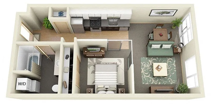 Floor plan Open B