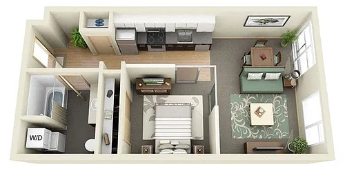 Floor plan Open B