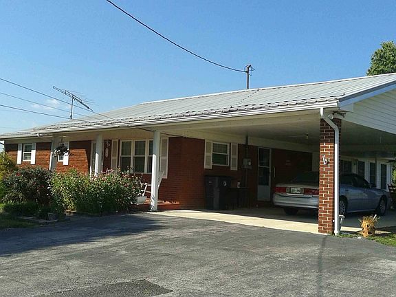 View from dead end road 