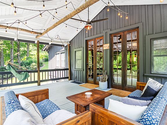 Covered front porch