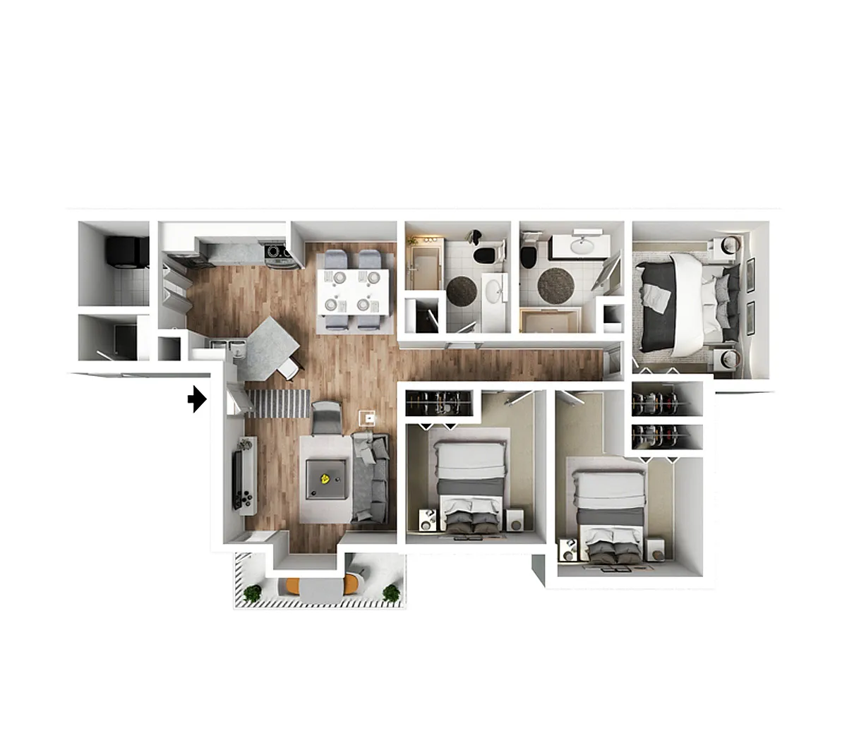 Floor plan The Mesa View