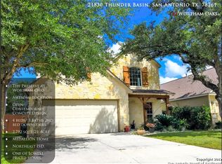 21830 Thunder Basin, San Antonio, TX 78261