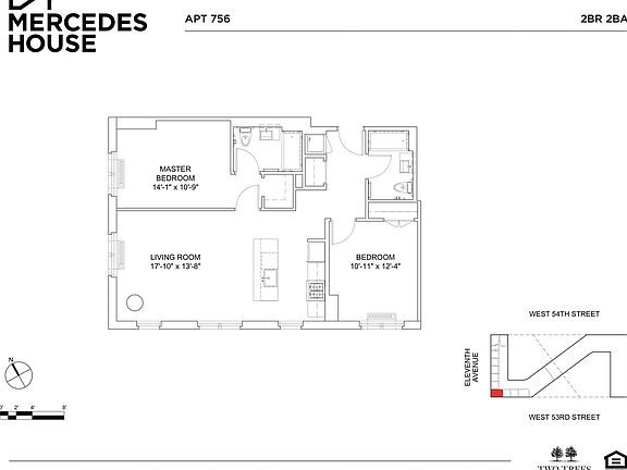 2nd image of 550 W 54th St #756