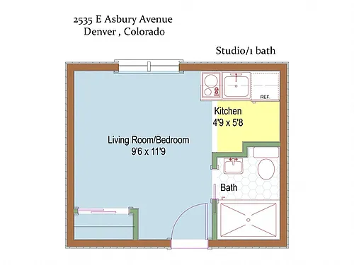 Floor plan 0X1