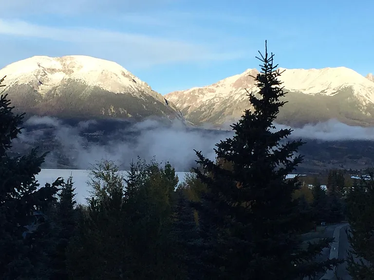 Clouds over Lake with 13,000 ft Gore Range Peaks - Form Living Room