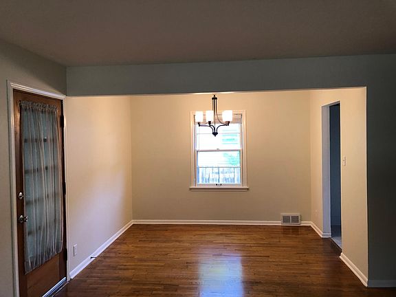 View of Dining Room from Bay Window
