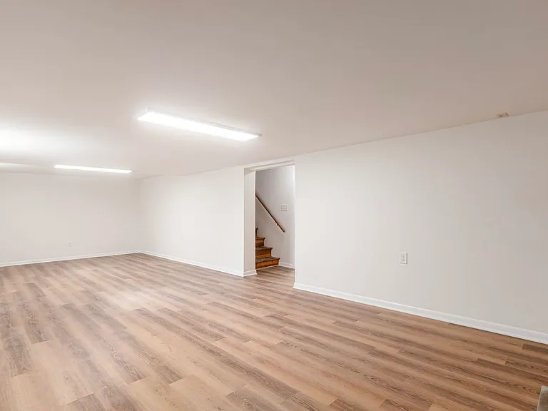 Finished Basement area adding more livable space for entertainment and enjoyment