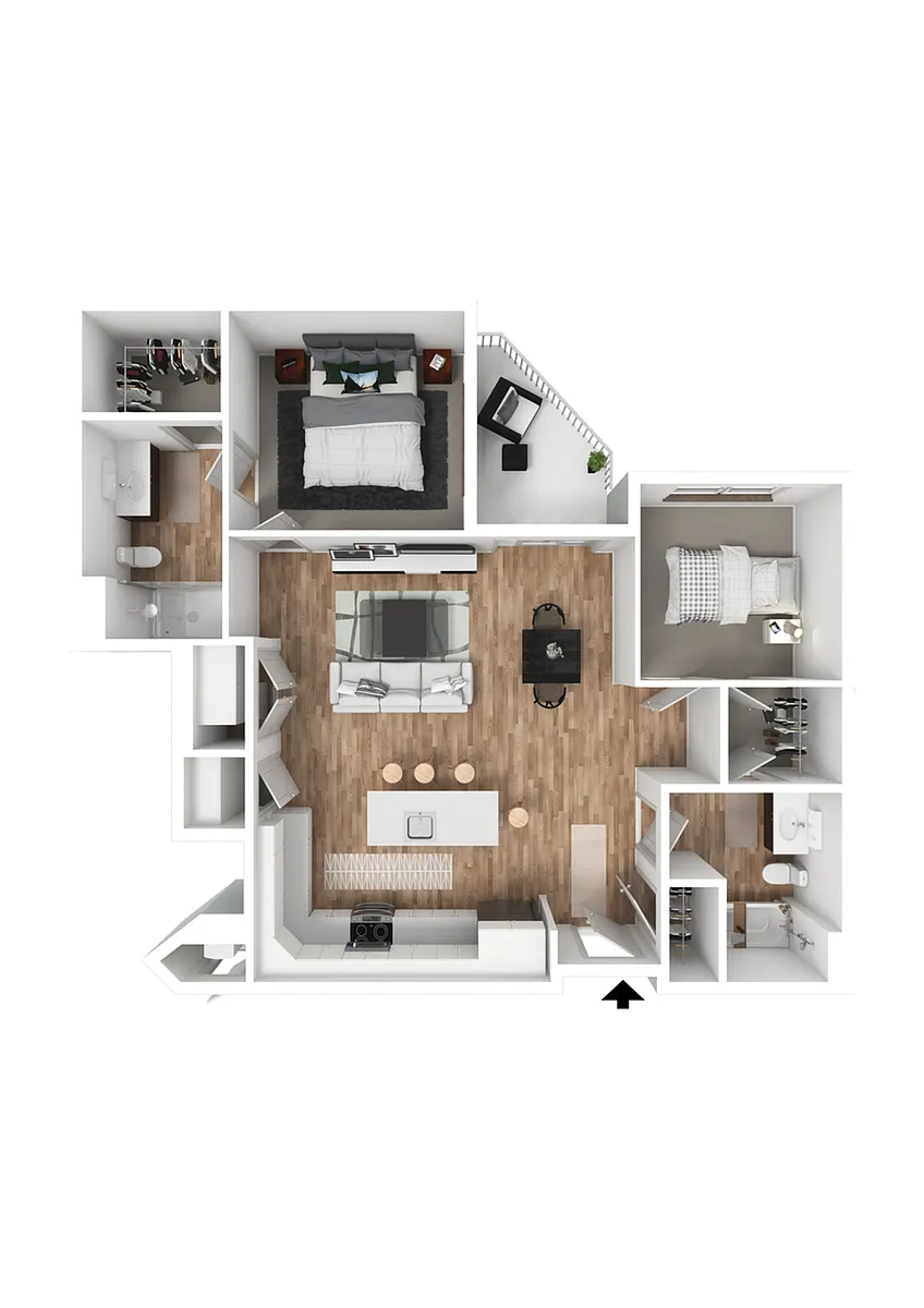 Floor plan 2G