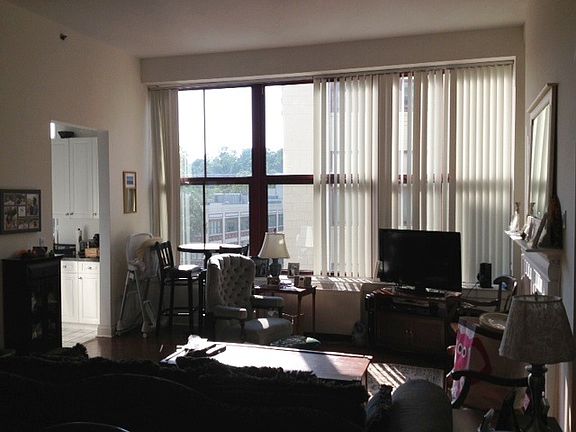 Living Room facing west with view of river