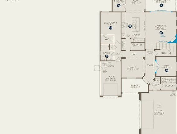 Starwood Floor Plan, Quick Move-in Home, Floor 1