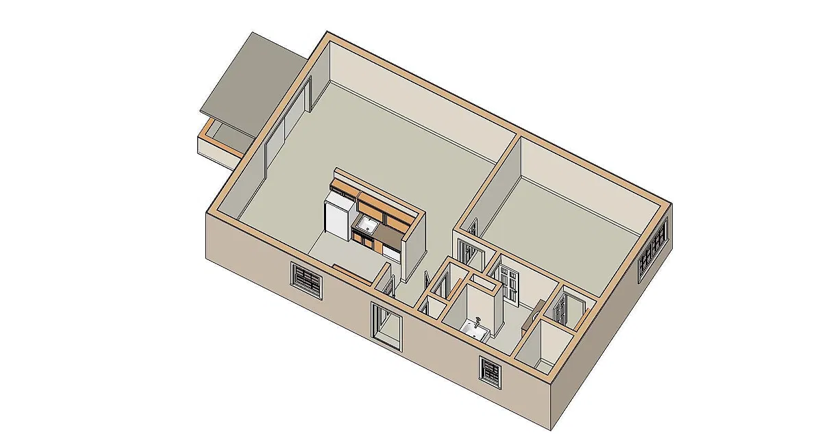 Floor plan 1B-1B-GAL