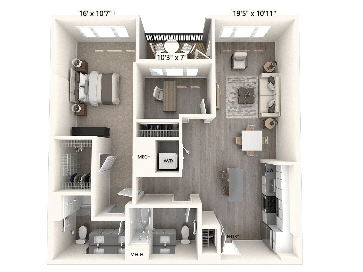 Floor plan A8DU