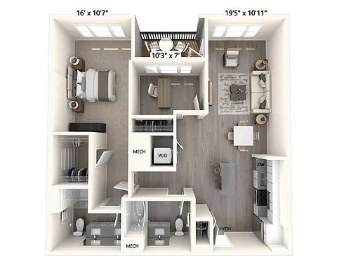 Floor plan A8DU