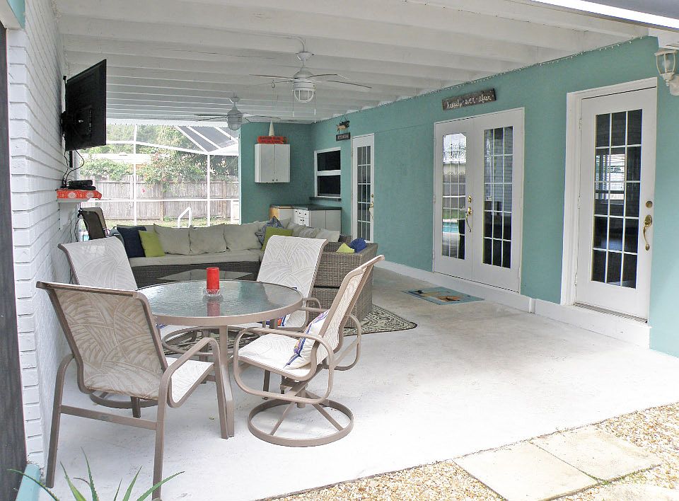 outdoor living space