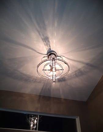 elegant entry way chandelier