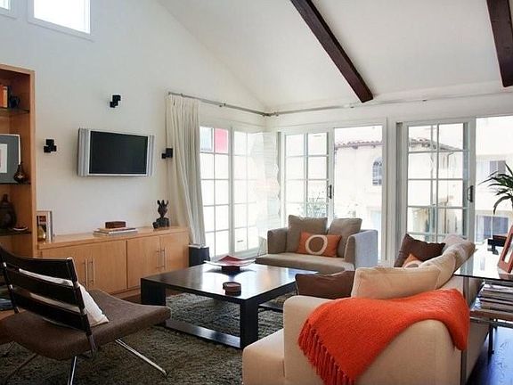 Vaulted Ceiling Living Room