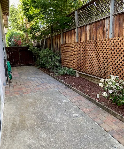 big clean back yard