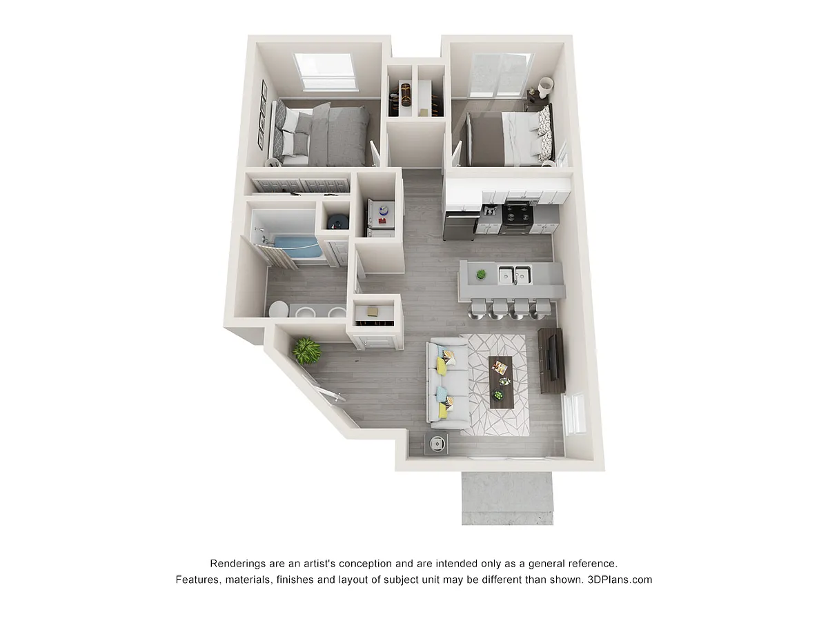 Floor plan B - 2