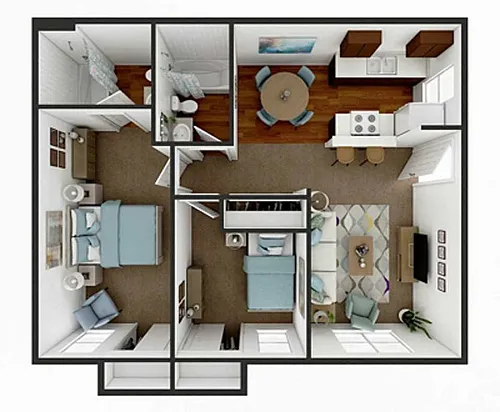 Floor plan B1