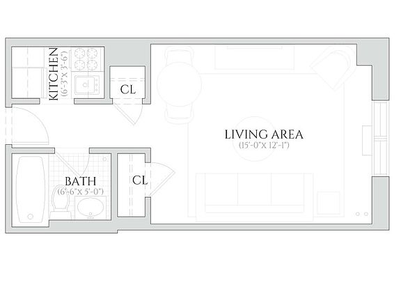 2nd image of 208 W 23rd St APT 1018