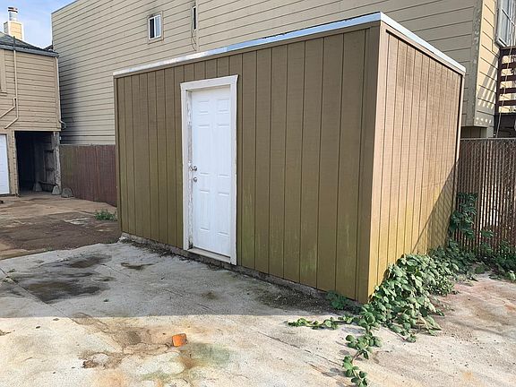 Extra storage space in backyard